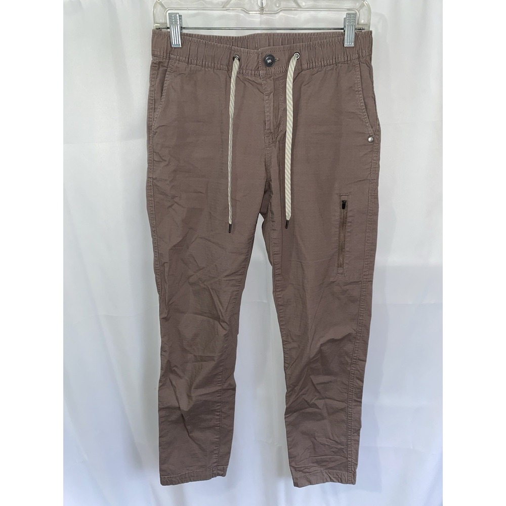 Vuori Ripstop Pants Women Small VW401 Stretch Drawstring Organic Cotton Athletic - Picture 1 of 3